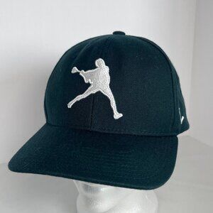 Zephyr The Hat Lacrosse Silhouette Green White Snapback Cap‎ College Team